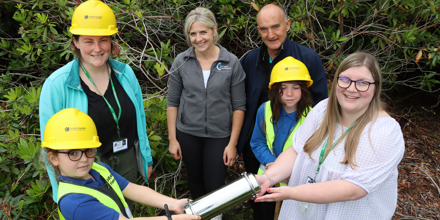 Time capsule at Ardgour School