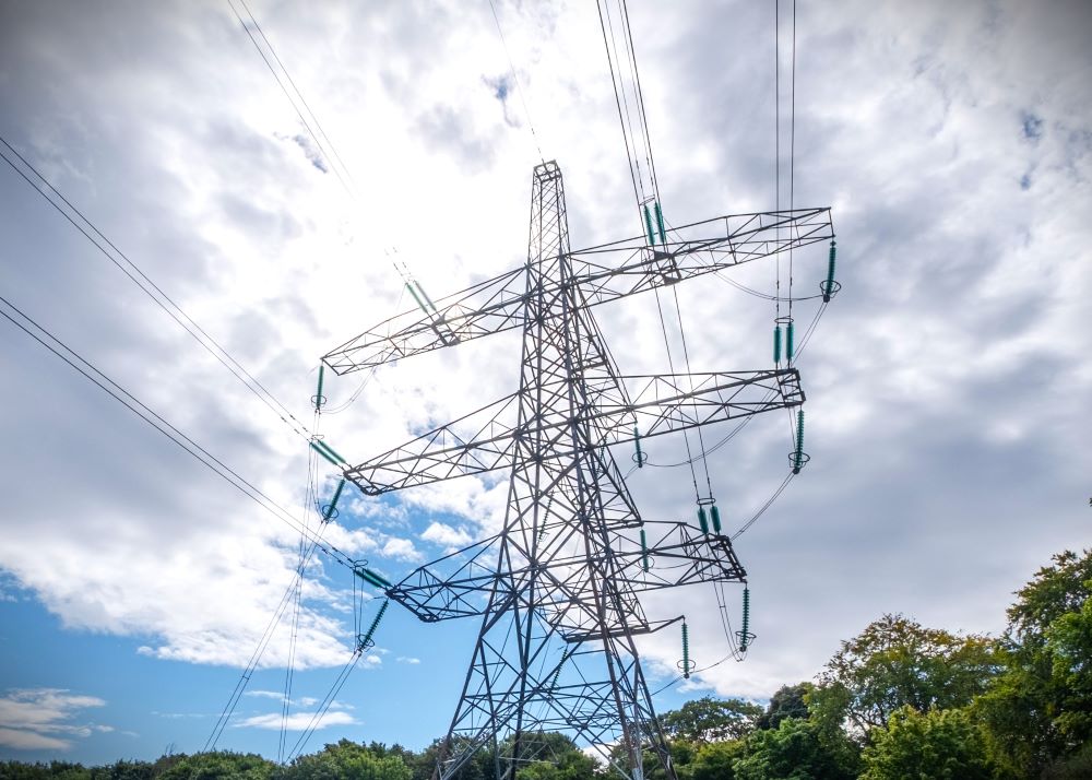 A generic photo of a network grid supply point