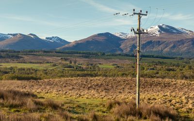 SSEN Distribution's overhead line network in the north of Scotland