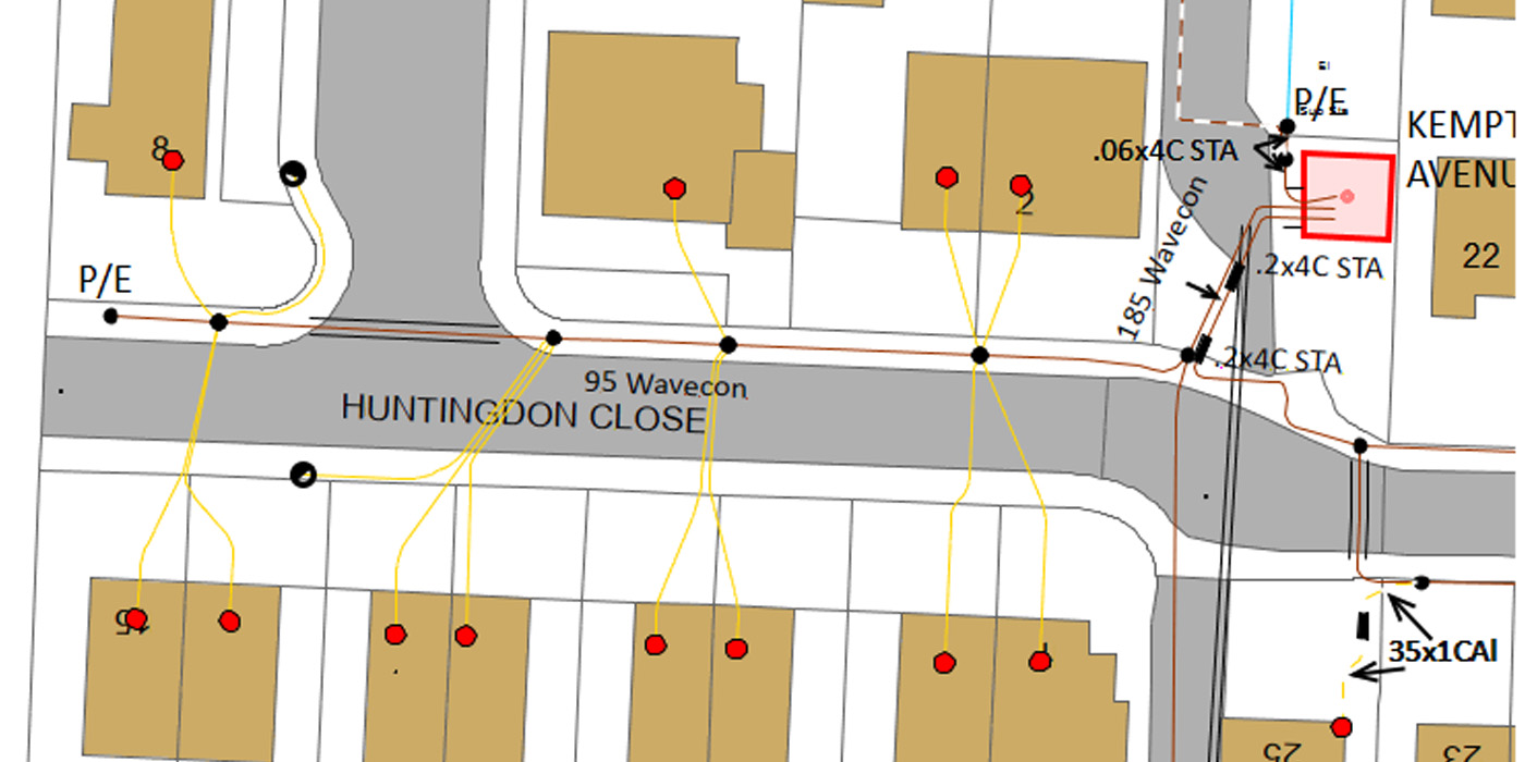 Graphic of underground network
